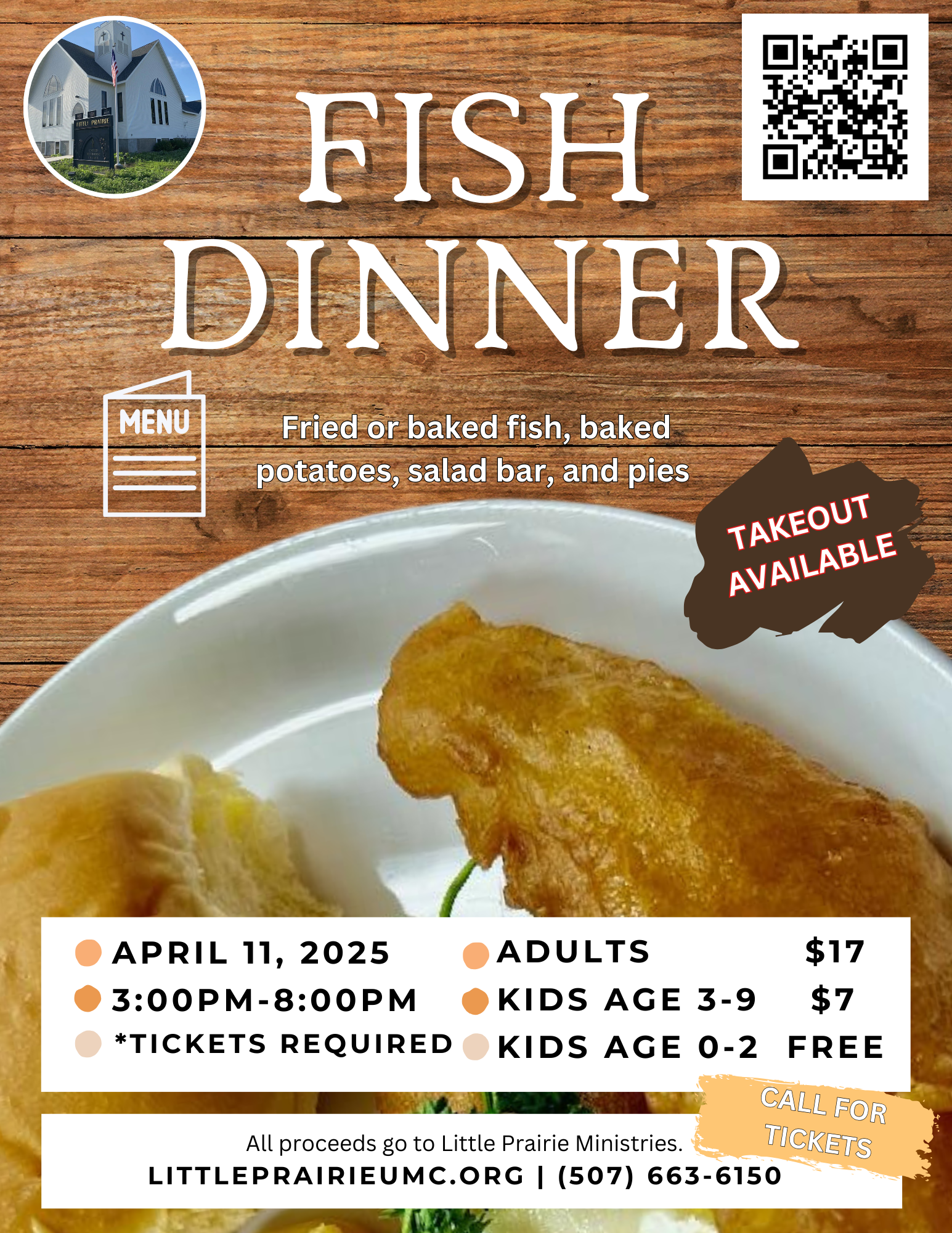 Fish dinner poster