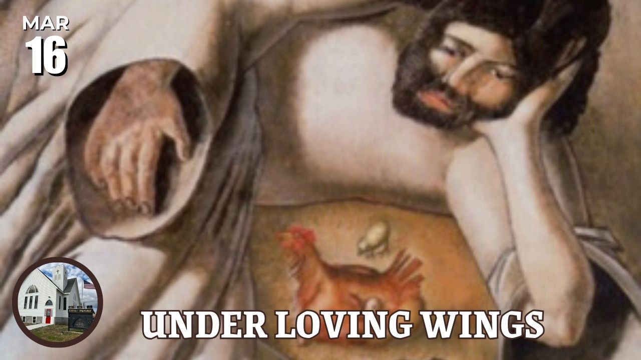 Jesus with hen
