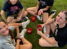 Kids sitting