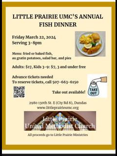 Fish dinner poster