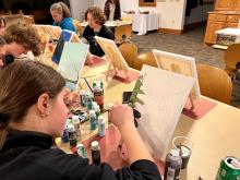 Youth painting
