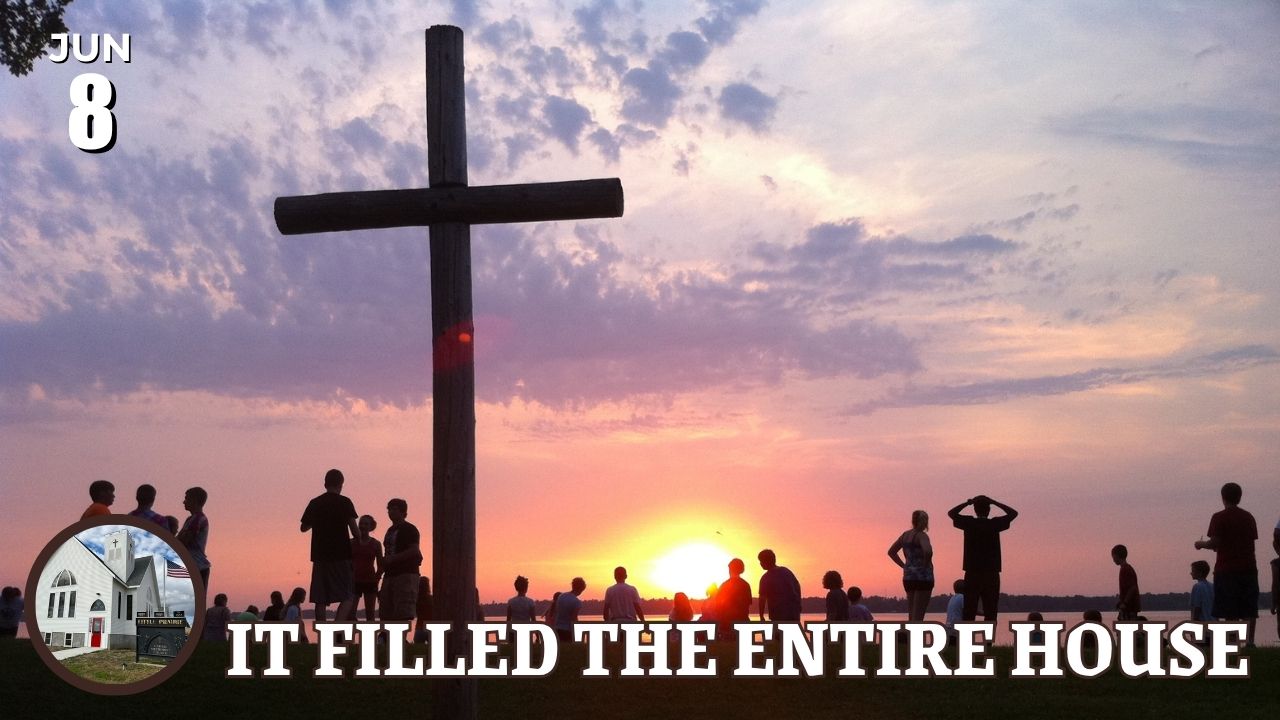 cross at sunrise