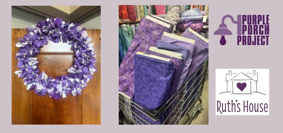 Wreath and blankets