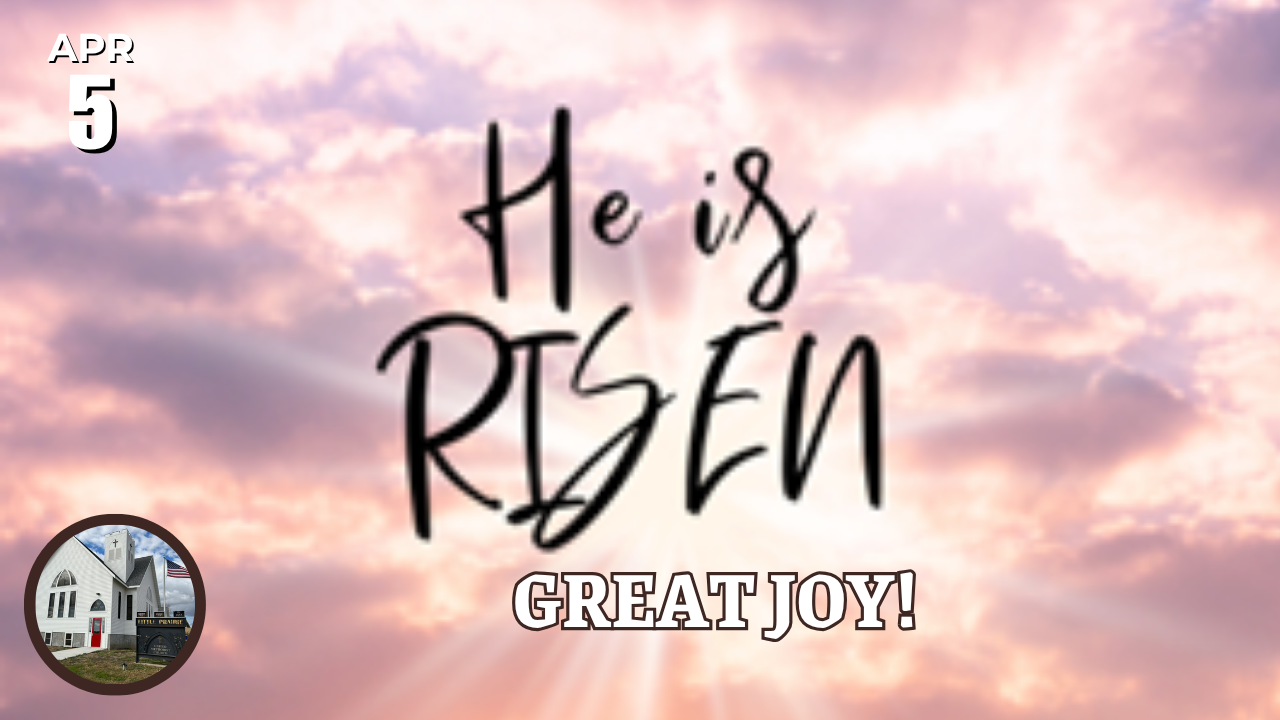 He is risen